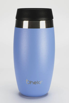 Rotational video of Ohelo leakproof travel mug in blue