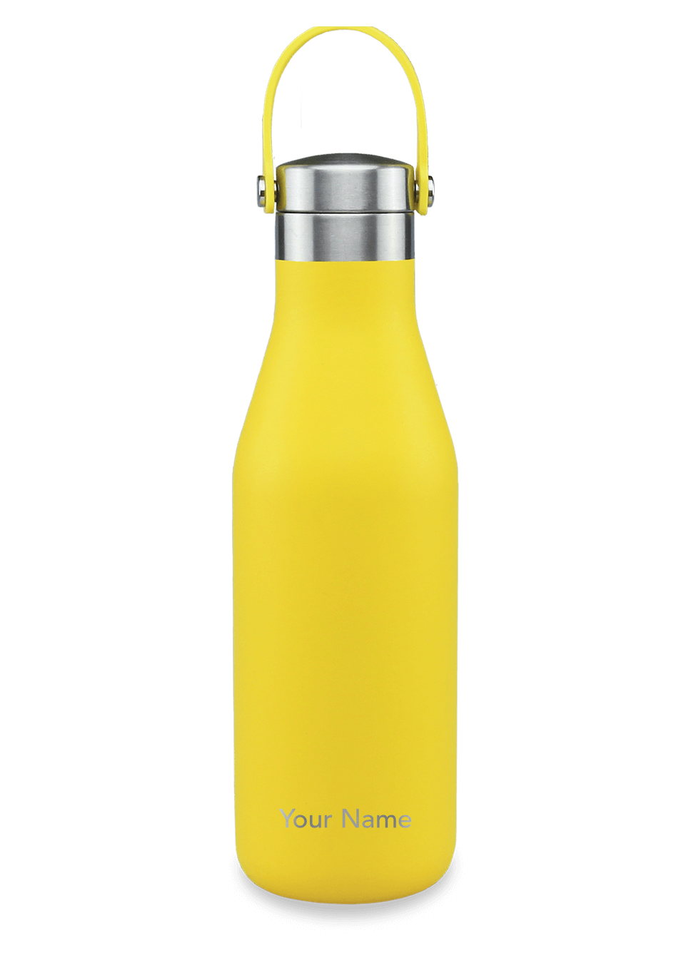 Ohelo Personalised Water Bottle in Yellow