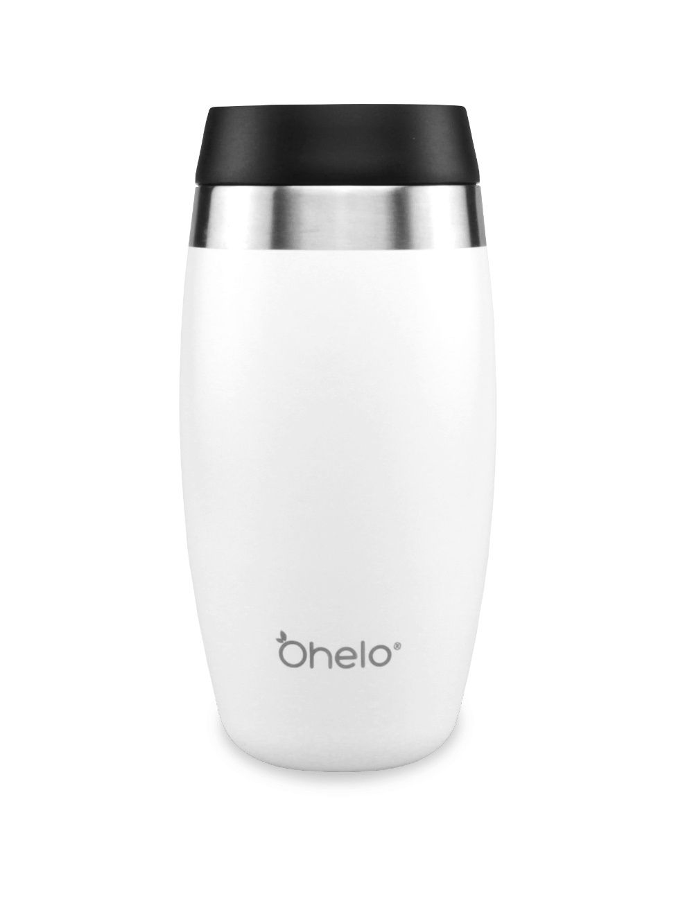 Ohelo reusable travel mug white 400ml