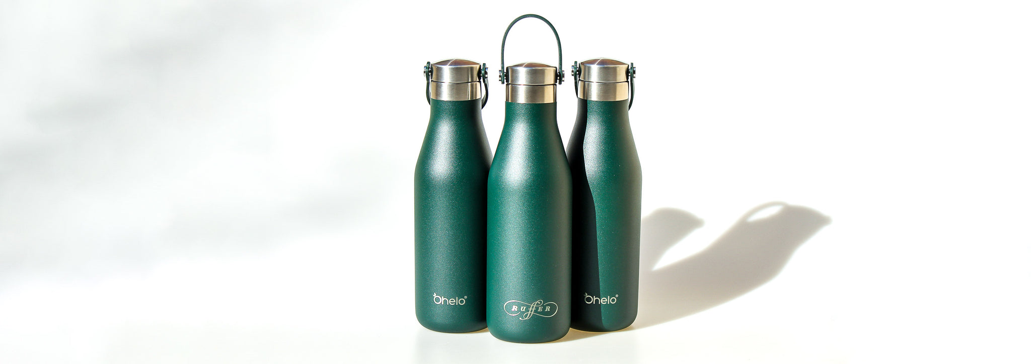 Corporate branded water bottles for Ruffer LLP by Ohelo
