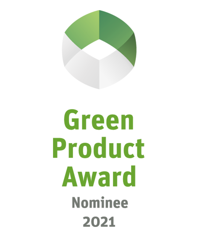 Green Product Award Nominee 2021 for our Ohelo leakproof coffee cups