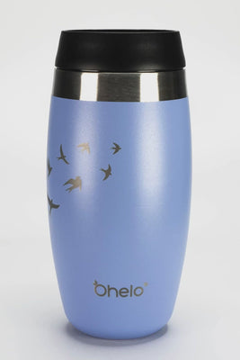Ohelo White Bee Leakproof Travel Mug, Reusable coffee cup