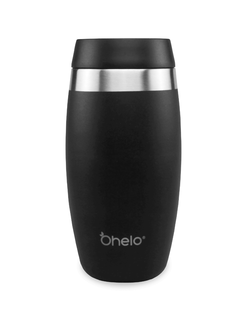 Ohelo stainless steel reusable tumbler black 