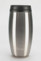 Rotational video of Ohelo leakproof reusable stainless steel coffee cup 