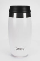 Rotational video of Ohelo leakproof reusable coffee cup in white