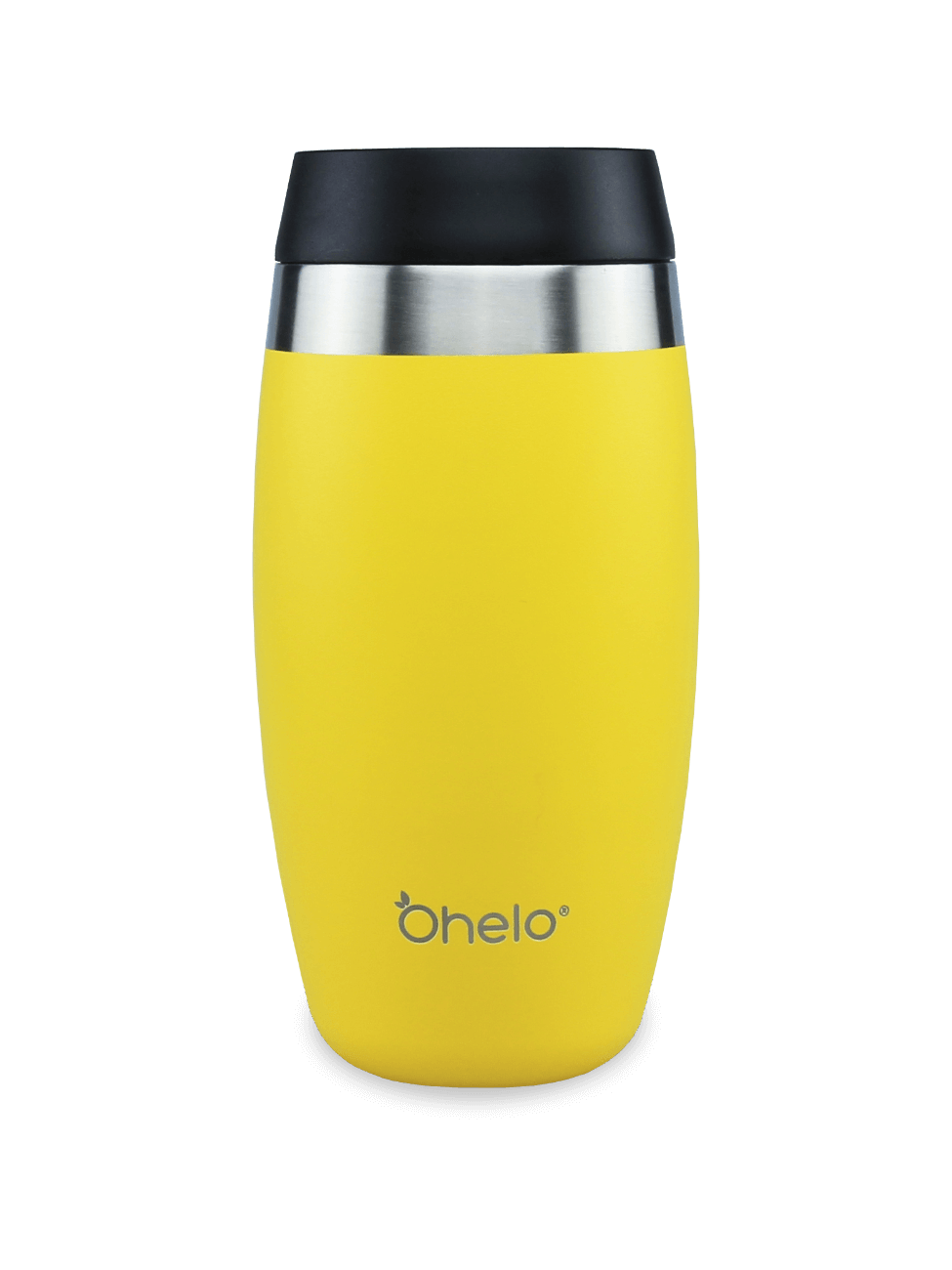 Ohelo insulated reusable tumbler 400ml in yellow